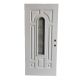 Fiberglass Door White with Brass Insert 36 in x 80 in