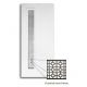 Fiberglass Door Chainlink Glass Insert 36in x 80in