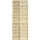 Bifold Door Full-Louvre Frameport Brazilian 30in x 80in