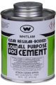 WHITLAM All Purpose Clear Regular Bodied Low VOC PVC Cement 1 PT