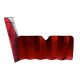 Sunshade Chrome/Red 24in x 58in (12.103)
