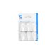 InterDesign Adhesive Hooks White 6pcs