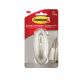 3M Command Decorative Hook Large Brush Nickle