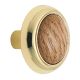 Knob Oak/Brass (2650PB)