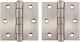 Butt Stainless Steel 3in x 3in pair