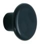 Knob Plastic Black 1-1/4in (BP802PBK)