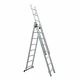Hoteche 7 Step Three Section Extension Ladder (480117)