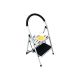 Max Motor Folding Step Ladder Steel 2 Step 150 kg  (981-S202W)