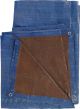 12ft x 16ft Blue/Brown Poly Tarp
