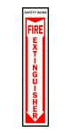 Sign Fire Extinguisher 4in x 18in (5016407)