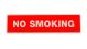Sign No Smoking 2in x 8in (79202)