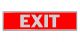 Sign Exit 2in x 8in (79207)