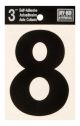 Number 8 Self Adhesive 3in