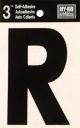 Letter R Self Adhesive 3in