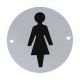 Female Sign Indicator Stainless Steel (SP010)