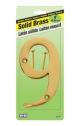 Number 9 House Solid Brass