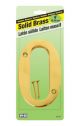 Number 0 House Solid Brass