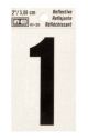Number 1 Reflective 2in