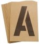 Numbers and Letters Stencil 4in