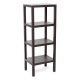 Tatay Lombok Rectangular Rack Brown 4 Shelf (4481000)