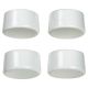 Furniture Tip Plastic White 3/4in (56922)