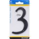 Number 3 Nail On Black 4in (5028592)