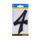Number 4 Nail On Black 4in