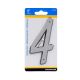 Number 4 Nail On Reflective 4in