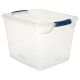 Tote Storage Clear 10.2H x 13W x 18L 30qt