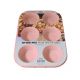 Bistró Cup Cakes Mold Pan 6 cup Carbon Steel 6.9 in. x 10 in.