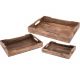 Mango Wood Serving Tray Set 3 pcs (A44710620)
