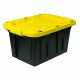 Utility Tote Black/Yellow 27gal (6502629)