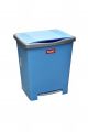 Trash Bin with Pedal Blue 25lt