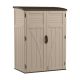 Suncast Vertical Pent Storage Shed with Floor Kit Plastic 54 cu. ft. (7509870)