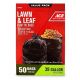 Trash Bags Flat Tie 39gal 50 pc
