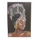 Concepts Life Bust on Convas Art Framed Folk (47 3/8 X 31 5/8) in.