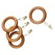 Rings Warm Oak 1-3/8in