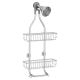 InterDesign Metro Silver Shower Caddy 26.5in x 12in