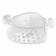 Power Lock Shower Corner Basket Plastic Clear (6405583)