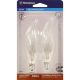 Bent Tip Crystal Bulbs 60W Clear 2pk (3560794)