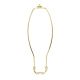Lamp Harp Detachable Polished Brass 12in