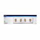 4 light Chrome Wall Bathroom Bar Fixture (32848)