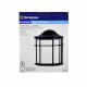Westinghouse Outdoor Wall Lantern White/Black (66898)