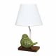 Milan Crackle Ceramic Bird Table Lamp