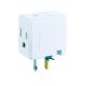 15 Amp 3 Outlet Cube Adapter With Grounding Tab