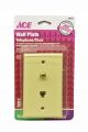 Wall Plate Phone/Coax Ivory (3469186)