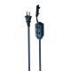 Cube Tap Extension Cord 6ft Brown 16/2 SPT-2