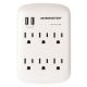 Monster 6 Outlets Surge Suppressor with USB 1200J (3001089)