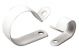 1in Cable Clamp Plastic White 4pc