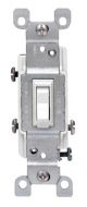 3-Way Grounded Quiet Toggle Switch White
